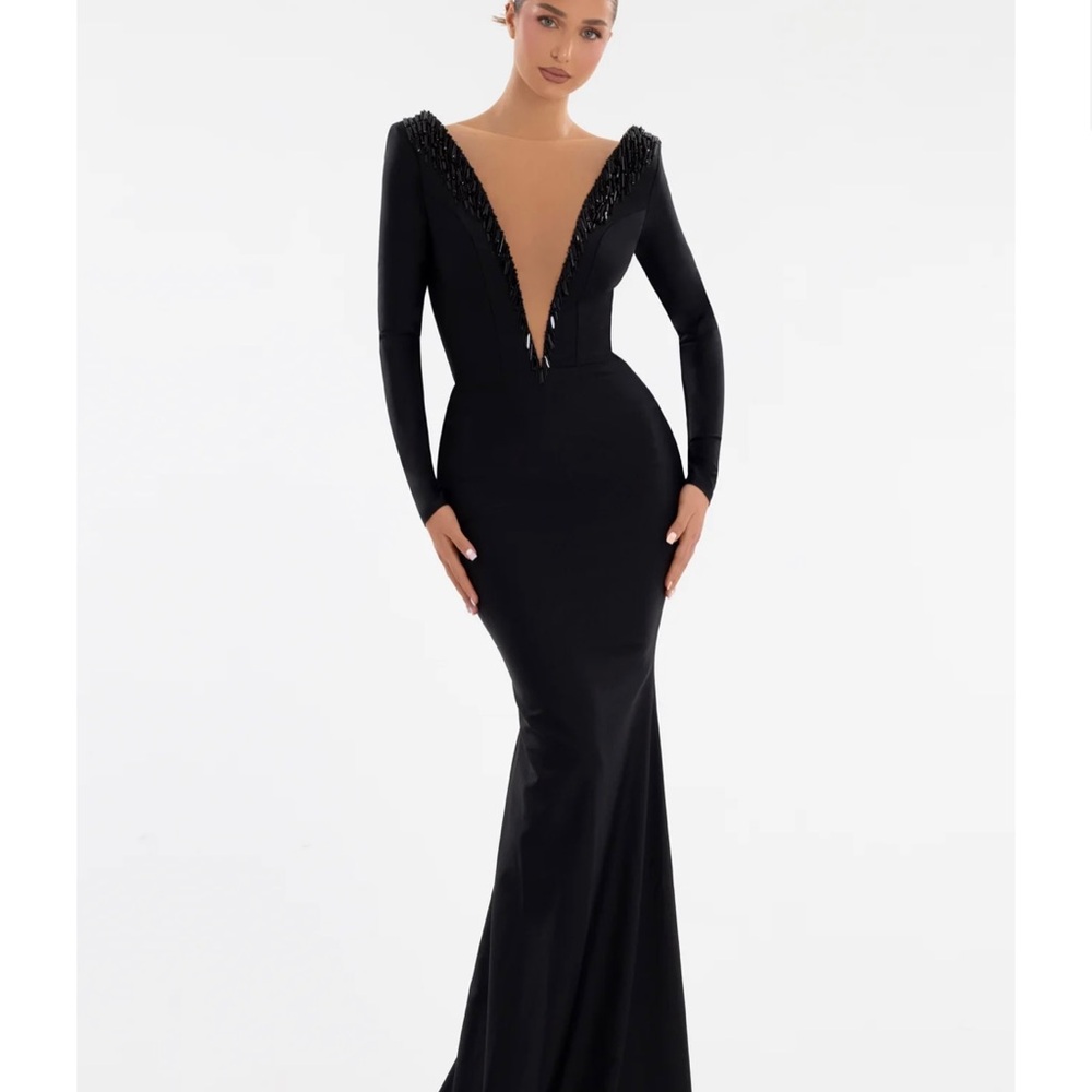 Elegant Black Evening Gown